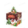 Decoración Sorpresa para Fiesta Temática Navideña Caja para Sorteo de Efectivo Atrezo para Decoración de Ambiente Navideño Caja de Regalo