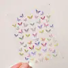 Accesorios de Arte para Uñas Láser Rosa de Moda Mariposa Nuevo Dopamina Mariposa Colorida Pegatinas para Uñas