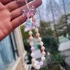 Nuevo cordón para teléfono móvil, creativo, pequeño, fresco, con forma de mariposa, cadena de cuentas, accesorio de cuerda anticaída para teléfono móvil, cadena decorativa para teléfono móvil