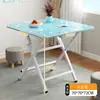 Mesa Dobrável Simples Mesa de Jantar para Casa de Aluguel Mesa de Jantar Portátil para Casa Mesa Redonda Barraca Exterior Mesa Quadrada Pequena