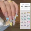 Accesorios de Moño para Uñas de Moda Coloridos Translúcidos de Gelatina Populares Resina 3D Mixta Decoraciones para Uñas de Cinta