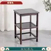 Silla Redonda de Madera Maciza China Juego de Tres Piezas Silla de Gran Tutor Silla de Mesa de Té Combinación Silla de Anfitrión Antigua Silla Sombrero de Funcionario Silla de Té