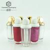 Venta al por mayor de 10 ml botella transparente blanca brillante tubo de brillo labial tubo de color labial tubo para labial embotellado tubo vacío puede imprimir LOGO