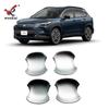 Adecuado para Toyota 20-25 Corolla Cross Modificado Manija de Tazón de Puerta Adhesivo Protector Decorativo Tazón de Puerta Tira Brillante