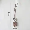 Estilo Coreano Estilo Bosque Artístico Tela Hecha a Mano Diversa Colgantes de Animales Llavero Creativo para Bolsos Venta al por Mayor