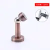 Batente de Porta Estendido Invisível de Aço Inoxidável Sem Furos Sucção Magnética Forte na Parede Topo da Porta Para-choque de Porta de Banheiro Batente de Porta Anti-Colisão Sucção no Chão