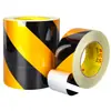 Fita Refletiva Benyida Preto Amarelo Aviso Espessada PET Placas de Tráfego Rodoviário Vermelho Branco Refletivo Fita de Posicionamento para Oficina