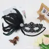 Máscara de encaje para Carnaval Mardi Gras, máscara de media cara para mujer, para fiestas de máscaras, transfronteriza, estilo aristocrático, disponible en Amazon