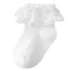 Meias infantis para o verão, meias de renda respiráveis em rede para dança, alta elasticidade, não restritivas, meias de princesa para bebê até a panturrilha