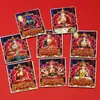 Pintura Thangka Dourada Colorida Conjunto Oito Grandes Protetores de Núcleo Alta Definição Artesanato Fino Núcleo de Algodão Puro Colorido Fabricante Atacado Novo Produto Ano do Zodíaco