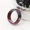 Anillo Arcoíris Multicolor de Resina Acrílica Amazon Anillo Nuevo Producto Transfronterizo Europeo y Americano para Mujer Anillo Geométrico