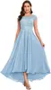 Amazon Vestido de Noche Comercio Exterior Europeo y Americano Nuevo Elegante Delgado Vestido Fiesta Fiesta Banquete Vestido Largo