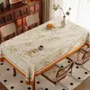 Toalha de Mesa de Luxo Leve de Alta Qualidade Impermeável e à Prova de Óleo Estilo Retro Americano Dopamina Tapete para Mesa de Jantar Estilo Ins Toalha de Mesa para Mesa de Centro