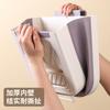 Cubo de Basura Plegable para Cocina Montado en Pared para Uso Doméstico, Adecuado para Puertas de Gabinete, Contenedor de Almacenamiento para Residuos de Cocina, Cesta para Papel Higiénico de Baño