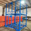 Rack inteligente dobrável de aço Acessórios de rack de armazenamento a frio de logística de tecido Rack de empilhamento Rack móvel de bandeja de armazém de aço