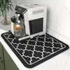 Alfombrilla Absorbente de Agua para Encimera de Cocina de Color Sólido, Posavasos de Secado Rápido para Uso Doméstico, Alfombrilla de Tierra de Diatomeas para Barra de Bar y Cafetera, Absorbente de Agua y Secado Rápido