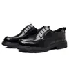 Zapatos de piel para hombre 2026 nuevo modelo de otoño, transpirables casuales estilo británico piel genuina versátiles para negocios de alta gama zapatos derby para hombre