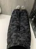 Jeans camuflaje de trabajo estilo americano para mujer, nueva colección primavera/otoño, talla grande, cintura alta, corte holgado, adelgazante, pantalón largo de pierna ancha