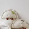 Linda almohada con forma de dumpling, el cojín de noche de los sueños de una niña, decoración suave para sofás y ventanales, una almohada cómoda para dormir en residencias estudiantiles o en camas, proporcionando soporte para la espalda