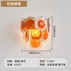 Lámpara de araña retro de Murano para sala de estar, lujo ligero para restaurante, habitación cálida y romántica, dormitorio principal, lámparas de cristal rosa