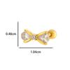 Henson Advanced Sense Acero de Titanio Clavo de Oreja Varilla de Tornillo de Doble Cabeza Pendientes de Nicho Dulce Pendientes de Lazo