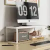 Base Elevada para Monitor Soporte Estante Elevado Estante para Computadora de Escritorio Estante de Almacenamiento para Escritorio de Oficina