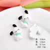 Accesorios de Resina de Animalitos Lindos de Dibujos Animados Pegamento Cremoso DIY Espejo Imán de Refrigerador Casero Accesorios para Pasador de Pelo Cuerda de Pelo