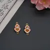 Pingente Ruyi Colorido Esmaltado em Liga para Acessórios de Joias DIY Padrão de Cabaça e Nuvem Estilo Tradicional Materiais de Pérolas e Contas para Qipao