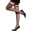 Lencería Sexy, Ropa de Cama Coqueta y Caliente, Medias Negras Atractivas de Cuerpo Completo con Abertura en la Entrepierna para Mujeres Apasionadas