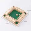 Juego de Mesa Digital de Cartas Volteables de Madera de Cuatro Caras para Adultos y Niños, Juguete para Aliviar el Estrés para Bares Ktv, Entretenimiento de Fiestas y Juegos de Beber