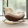 Sillón mecedor para sala de estar de pingüino, sofá reclinable, mecedora individual moderna y simple para el hogar, sillón reclinable, silla de ocio para balcón