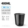 Samurái Negro desechable calibre 90 negro 360pet vaso frío para bebidas frías vaso para café americano 400ml vaso grueso con tapa