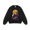 Sudaderas con Capucha Oversize Lavadas y Desgastadas de Hip-Hop Europeo y Americano Transfronterizas para Hombres y Mujeres Marca Vintage de Tendencia Sudaderas Holgadas de Manga Larga