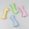 Estilo japonês e coreano novo tpr espuma pet brinquedo osso cão pequeno cão molar limpeza dente mordida anel brinquedo