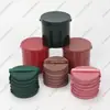 Puff Air Cushion de Fação com Caixa de 7 Peças, Puff de Beleza Super Macio, Face Dupla Torta de Morango, Corretivo Úmido e Seco