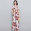 Estilo Fino de Verão Elegante Roupa para Mãe Conjunto de Duas Peças com Manga Curta para Mulheres 2026 Novo Tamanho Grande Casual para Meia-Idade e Idosos