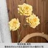 3 Rosas de Copo de Nieve Grandes para Decoración de Boda, Flores Artificiales, Rosas de Diamante para Salón de Bodas, Arreglo de Cascada de Rosas, Hecho a Mano DIY