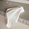 Cor sólida nórdica simples puro pano de guardanapo de linho ocidental placemat gourmet pano de cobertura cinza toalha de chá pano de almofada processamento personalizado
