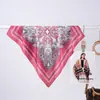 Pañuelo Versátil 70*70 para Mujer, Bufanda de Seda para Primavera y Verano para Combinar con Camisas, Protección para el Cuello, Pañuelo Delgado, Pañuelo Cuadrado Pequeño