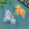 2026 Pasador Original Hecho a Mano Estilo Antiguo Peonía Degradada, Accesorio Versátil para el Cabello Hanfu Estilo Tang, Adorno Floral para el Cabello para Maquillaje y Peinado