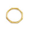Joias transfronteiriças em bambu titânio aço anel nicho feminino de alta qualidade luz anel de luxo 18K pulseira personalizada não desbota