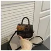 Bolsa Infantil Estilo Coreano Moda Estampa de Leopardo Menina Menininha Ombro Fofa Bolsa de Mão para Bebê Estilo Mini Transversal