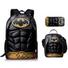Mochila Estampado de Araña Transfronteriza para Estudiantes de Primaria y Secundaria Set de Tres Piezas Mochila Infantil Bolsa Escolar Bolsa para Comida Estuche Ligero