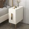 Mesa de cabeceira inteligente de madeira maciça, armário de cabeceira de alta qualidade, design moderno e minimalista, com carregamento sem fio, conectividade Bluetooth e armazenamento multifuncional