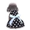 Ropa para Mascotas Verano Delgada Falda para Perro Transfronteriza Europea y Americana Falda Ropa Estampado de Lunares Poliéster Ropa para Cachorros Falda
