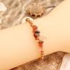 Pulsera Tejida de Grava Natural Multicolor de Colores Nuevos Transfronteriza, Juego de Cuerda de Mano para Pareja de Cristal Irregular Europeo y Americano