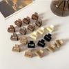 Presilha de Cabelo Pequena Marrom Transfronteiriça Mini Pequena Presilha de Agarre tamanho pequeno Presilha de Cabelo de Princesa Franja Franja Presilha de Cabelo Acessório de Cabeça Presilha de Cabelo