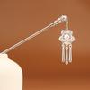 Miaoyin Hollow Tassel Hairpin Novo Estilo Chinês Passo Shake Estilo Antigo Hairpin Feminino 2024 Novo Cabelo Hairpin Estilo Nacional Hairpin Headwear