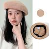 Circunferencia de Cabeza Grande Sombrero Nuevo Estilo Coreano de Verano para Mujeres Venta al por Mayor Sombrero de Pintor Tejido Fino con Banda Elástica Boina de Primavera y Verano