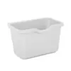 Cubo de basura colgante para puerta de armario de cocina caja de almacenamiento de plástico para escritorio caja de almacenamiento creativa multifuncional multicolor